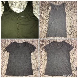 Tank tops and T-shirt’s